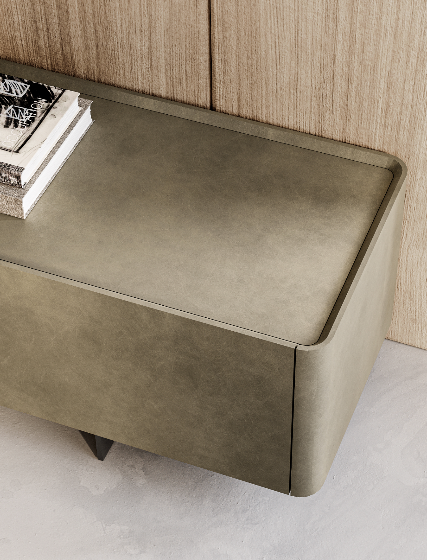 Eforma Alma Lacquered & Brushed TV Unit | Luxury Italian Media Storage