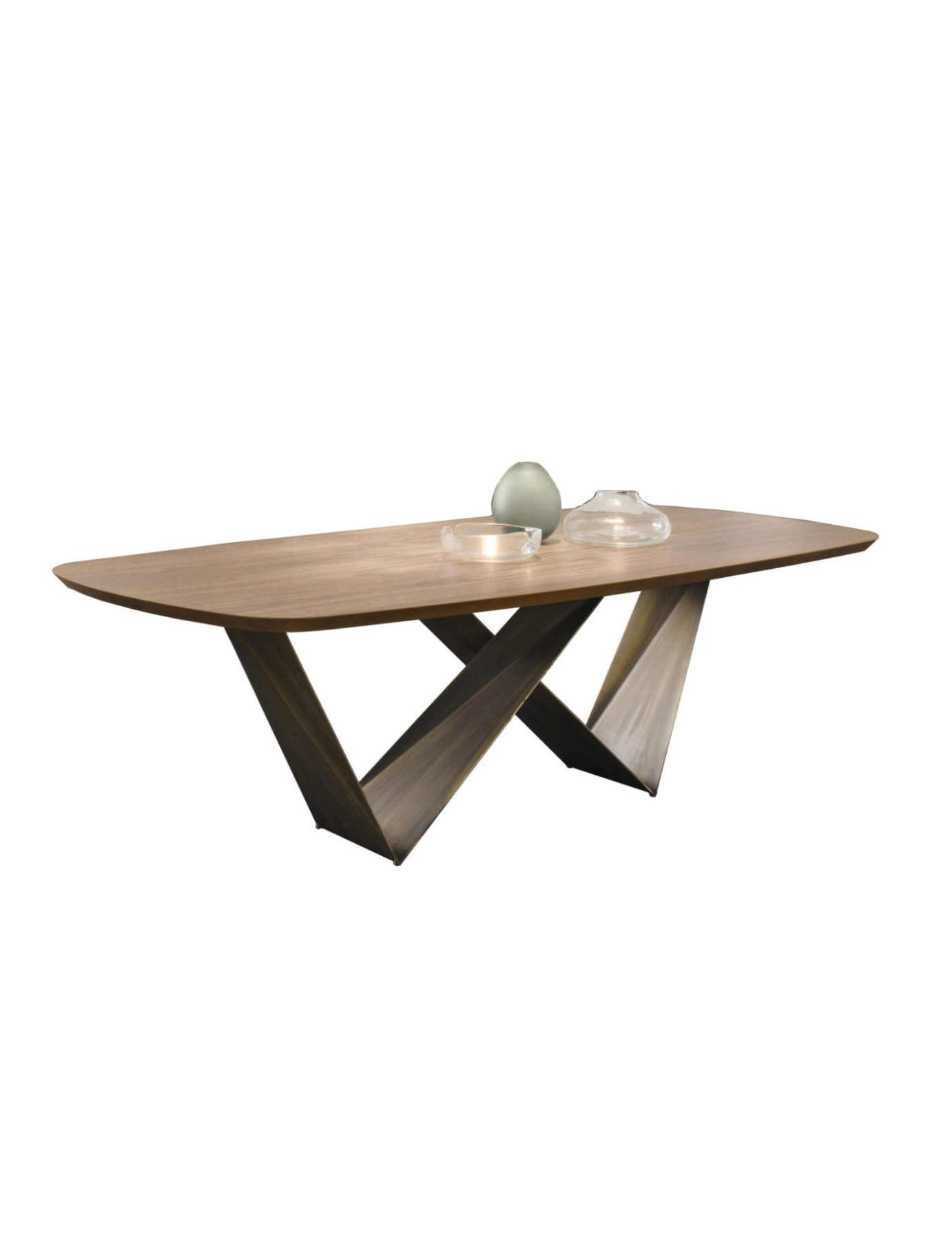 Reflex Angelo Prisma 72 Steel Luxury Dining Table